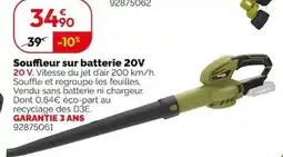 Weldom Souffleur sur batterie 20V offre