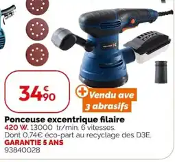 Weldom BENTOX Ponceuse excentrique filaire offre