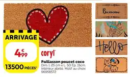 Weldom coryl Paillasson poucet coco offre