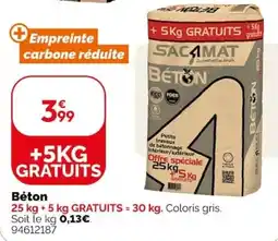 Weldom SAC4MAT Béton offre