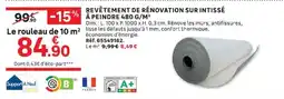 Leroy Merlin REVÊTEMENT DE RÉNOVATION SUR INTISSÉ À PEINDRE offre