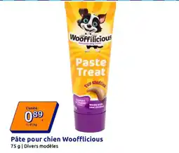 Action Wooffilicious Pâte pour chien offre