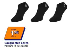 Action Lotto Socquettes offre
