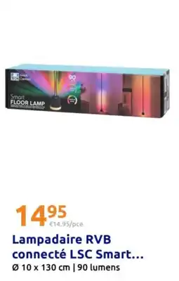 Action LSC Lampadaire RVB connecté offre