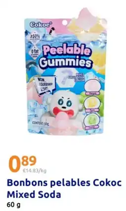 Action Cokoc Bonbons pelables offre