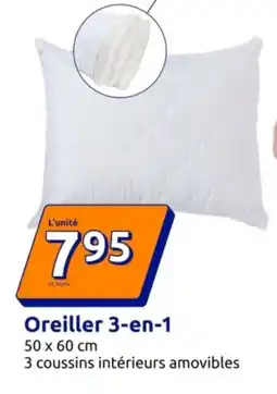 Action Oreiller 3-en-1 offre