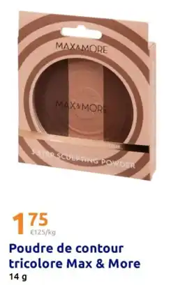 Action Max & More Poudre de contour tricolore offre