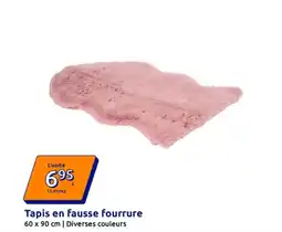 Action Tapis en fausse fourrure offre
