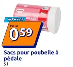 Action Dumil Sacs pour poubelle à pédale offre