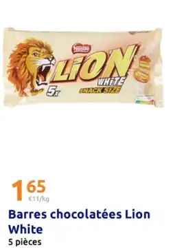 Action Lion Barres chocolatées offre