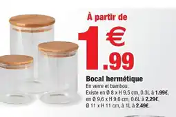 Bazarland Bocal hermétique offre
