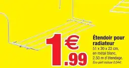 Bazarland Étendoir pour radiateur offre