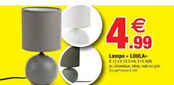 Bazarland Lampe loula offre
