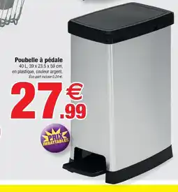 Bazarland Poubelle à pédale offre