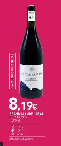 naturéO Corbières languedoc roussillon grand claude - 75 cl offre