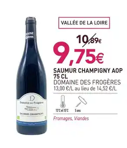 naturéO Domaine des frogeres saumur champigny aop offre