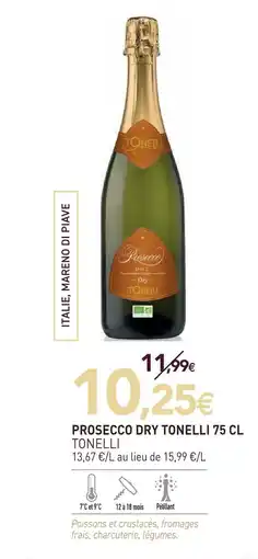 naturéO Tonelli prosecco dry offre