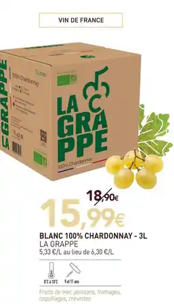 naturéO La grappe blanc 100% chardonnay offre