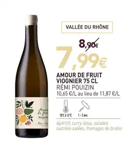 naturéO Rémi pouzin amour de fruit viognier 75 cl offre