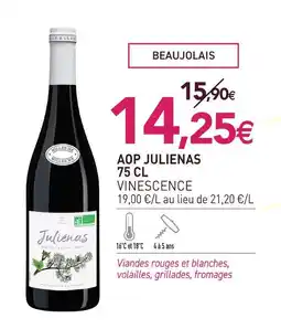naturéO Vinescence beaujolais aop juliénas offre