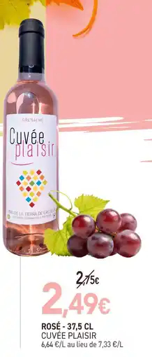 naturéO Cuvée plaisir rosé grenache offre