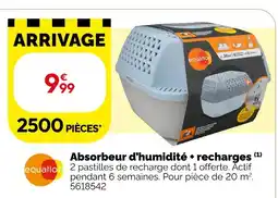 Weldom Absorbeur d’humidité + recharges offre
