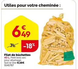 Weldom Filet de bûchettes offre