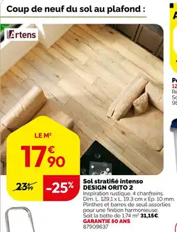 Weldom Artens sol stratifié intense design orito 2 offre