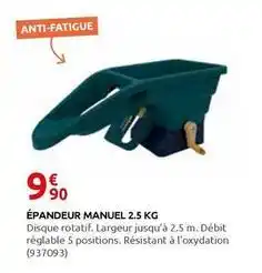 Rural Master Épandeur manuel 2.5 kg offre