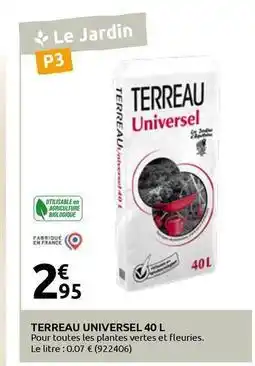 Rural Master Terreau universel offre