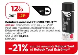 Weldom Maison déco peinture aérosol relook offre