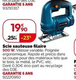 Weldom Dexter scie sauteuse filaire offre