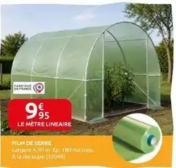 Rural Master Film de serre offre