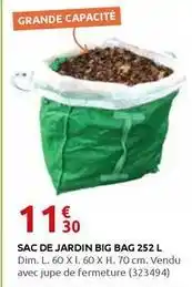 Rural Master Dim - sac de jardin big bag 252 l offre