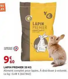 Rural Master Complet - lapin premier 20 kg offre