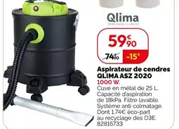 Weldom Qlima aspirateur de cendres asz 2020 offre