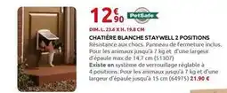 Rural Master Dim - chatiere blanche staywell 2 positions offre