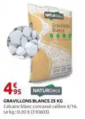 Rural Master Gravillans blancs 25 kg offre