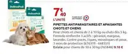 Rural Master Deluxe - pipettes antiparastaires et apaisantes chiots et chiens offre