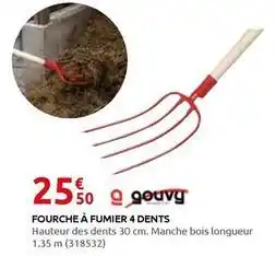 Rural Master Fourche à fumier 4 dents offre