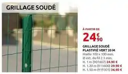 Rural Master Maille - grillage soude plastifie vert 20 m offre