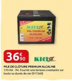 Rural Master Pile de clôture premium alcaline offre