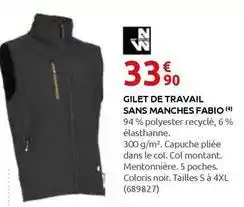 Rural Master Gilet de travail sans manches fabio offre