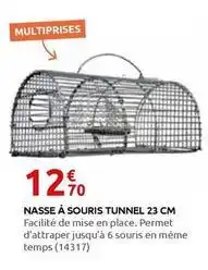 Rural Master Nasse à souris tunnel 23 cm offre