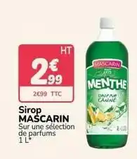 Promocash Mascarin - sirop offre