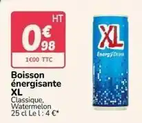 Promocash Boisson énergisante xl offre