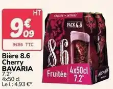 Promocash 8.6 - bière cherry offre