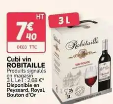Promocash Signal - cubi vin offre