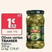 Promocash Tramier - olives vertes offre