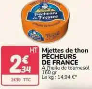 Promocash Mjettes de thon offre